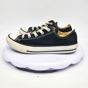 Converse Shoes Youth 2 Chuck Taylor All Star Lo Black White Canvas Shoes
